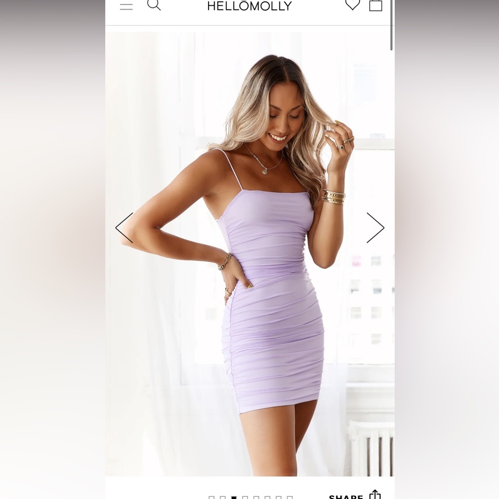 Hello Molly Favourite Things Dress Lilac